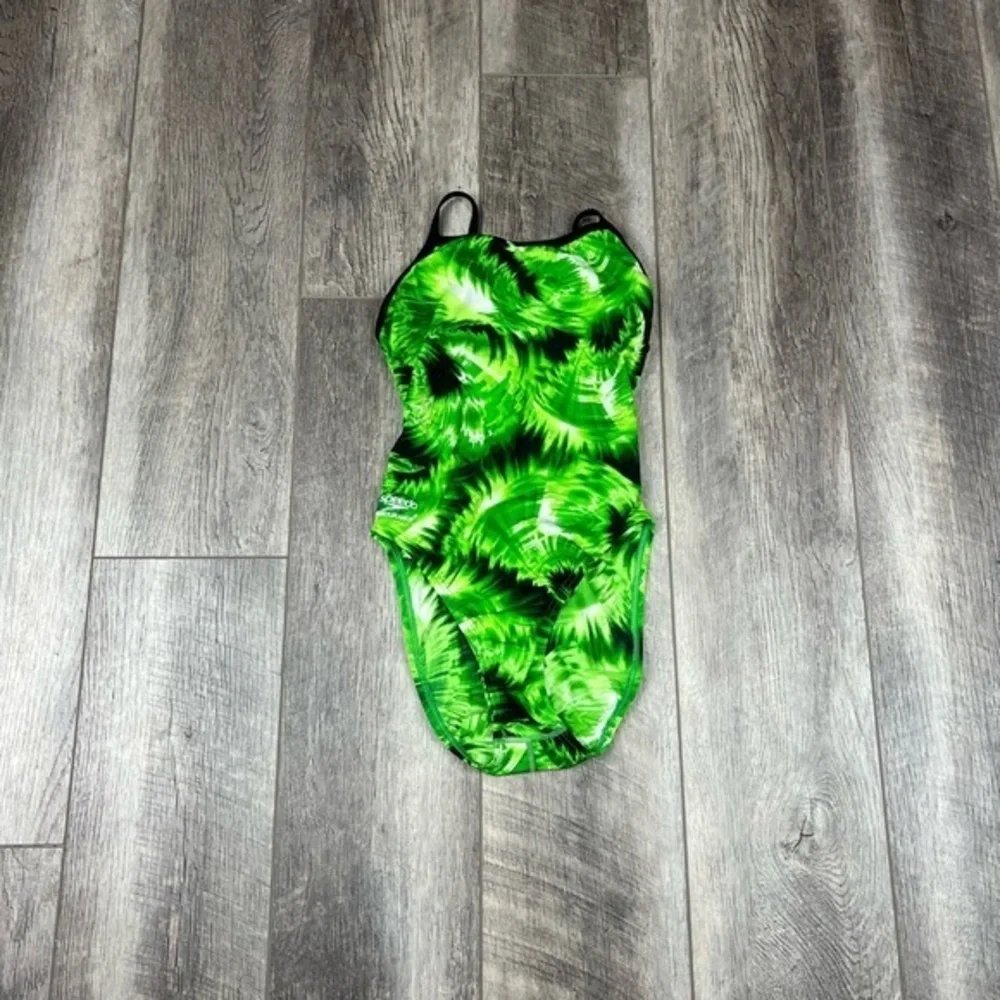 Speedo Endurance Green One Piece Swimsuit
